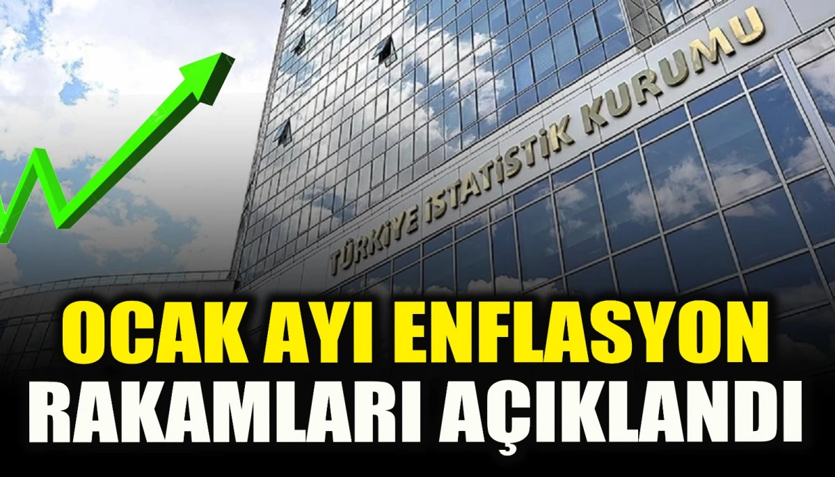 Ocak ayı enflasyon rakamları a&ccedil;ıklandı