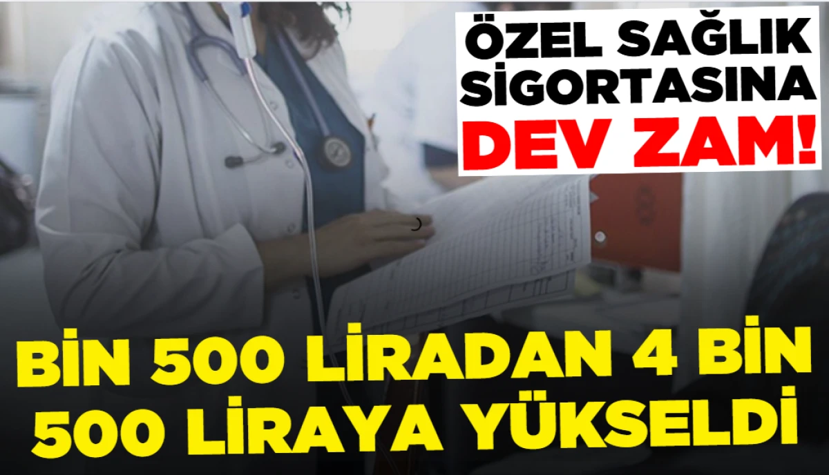 Özel Sağlık Sigortası Primleri Dudak Uçuklatıyor: Yüzde 100 Zamlandı!
