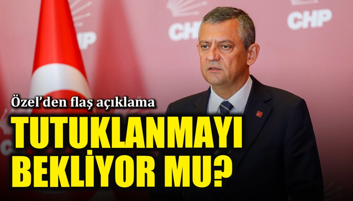 &Ouml;zg&uuml;r &Ouml;zel'den flaş a&ccedil;ıklama: Tutuklanmayı bekliyor mu?