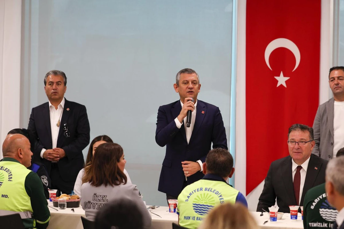 Özgür Özel’den Sarıyer Belediyesi’ne ziyaret