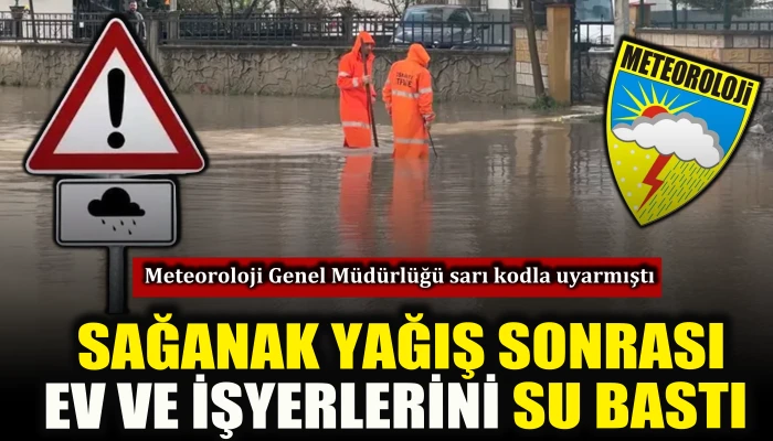 Sağanak yağış sonrası Osmaniye ve İzmir'de binaları su bastı