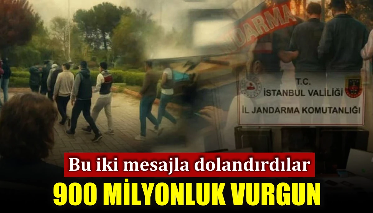 Sahte PTT ve HGS mesajıyla 900 milyonluk vurgun