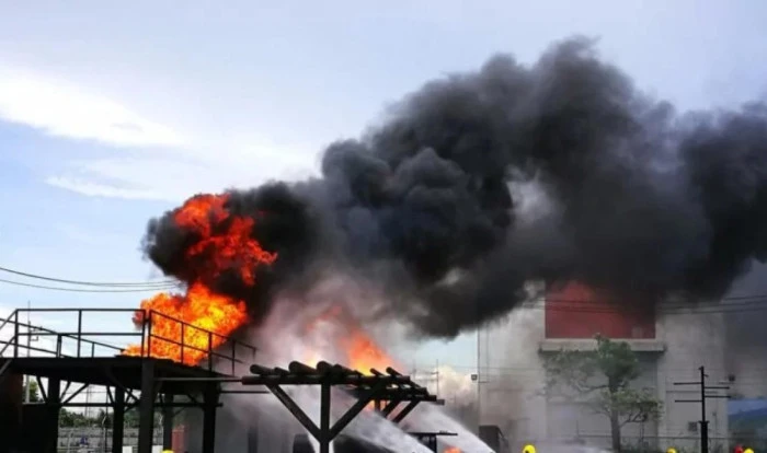 Silivri BOTAŞ tesisinde yangın!