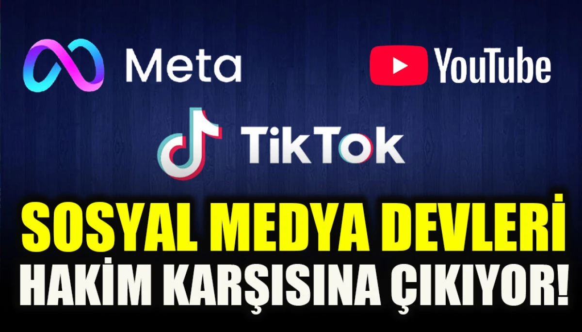 Sosyal medya devleri hakim karşısına &ccedil;ıkıyor!