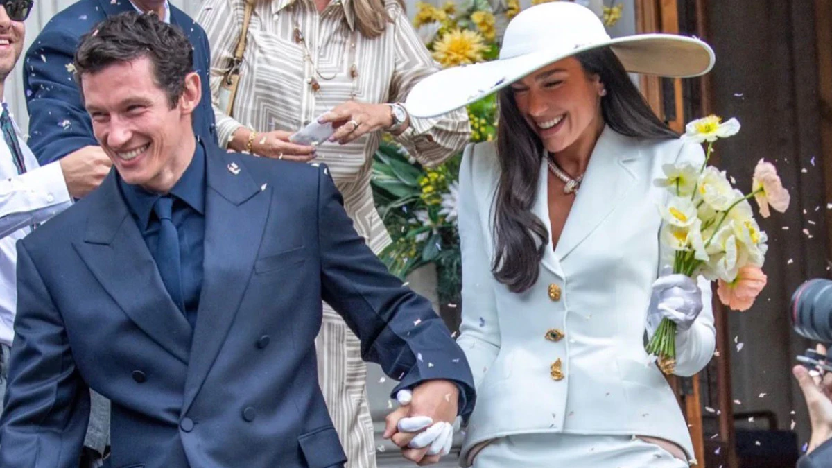 S&uuml;rpriz d&uuml;ğ&uuml;n: Dua Lipa ve Callum Turner evlendi
