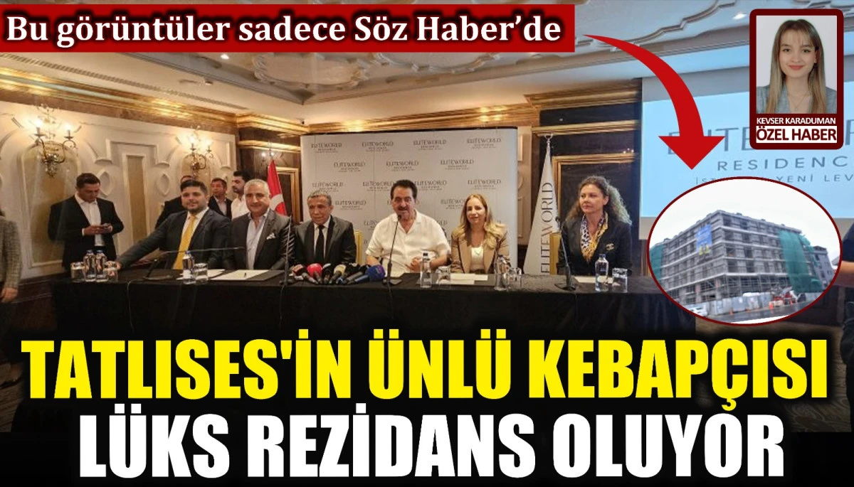 Tatlıses'in kebapçısı lüks rezidans oluyor: Söz Haber proje görüntülerine ulaştı!