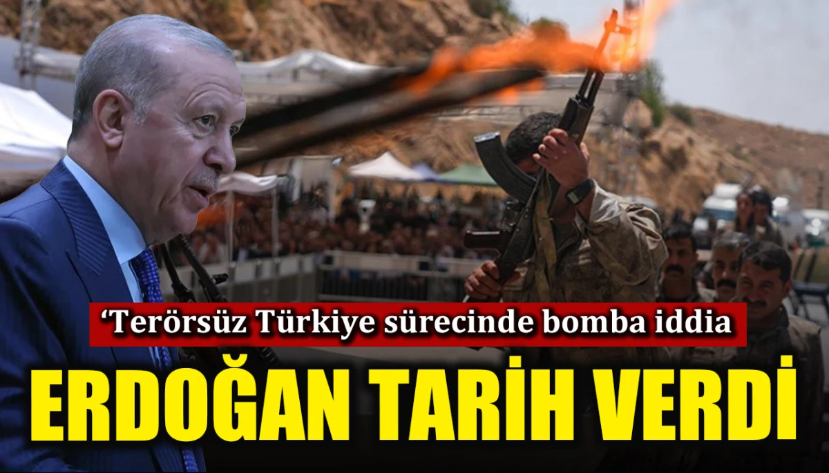 'Ter&ouml;rs&uuml;z T&uuml;rkiye' s&uuml;recinde bomba iddia: Erdoğan tarih verdi