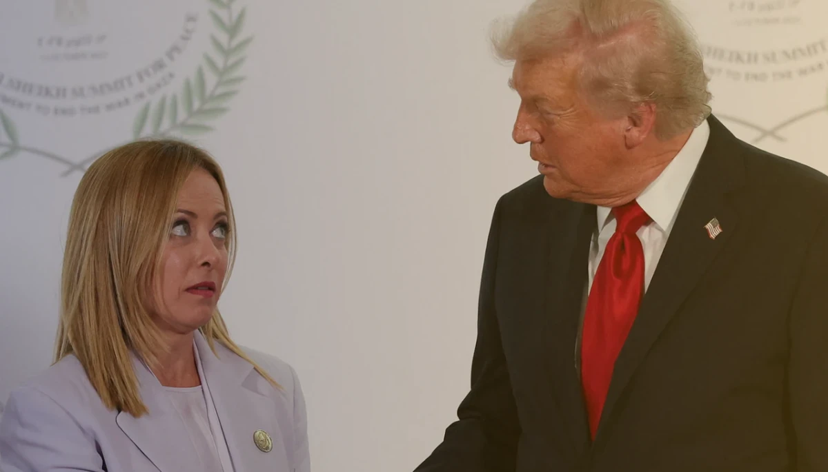 Trump ile 'fotoğraf' tartışması b&uuml;y&uuml;yor: Meloni'den yeni a&ccedil;ıklama