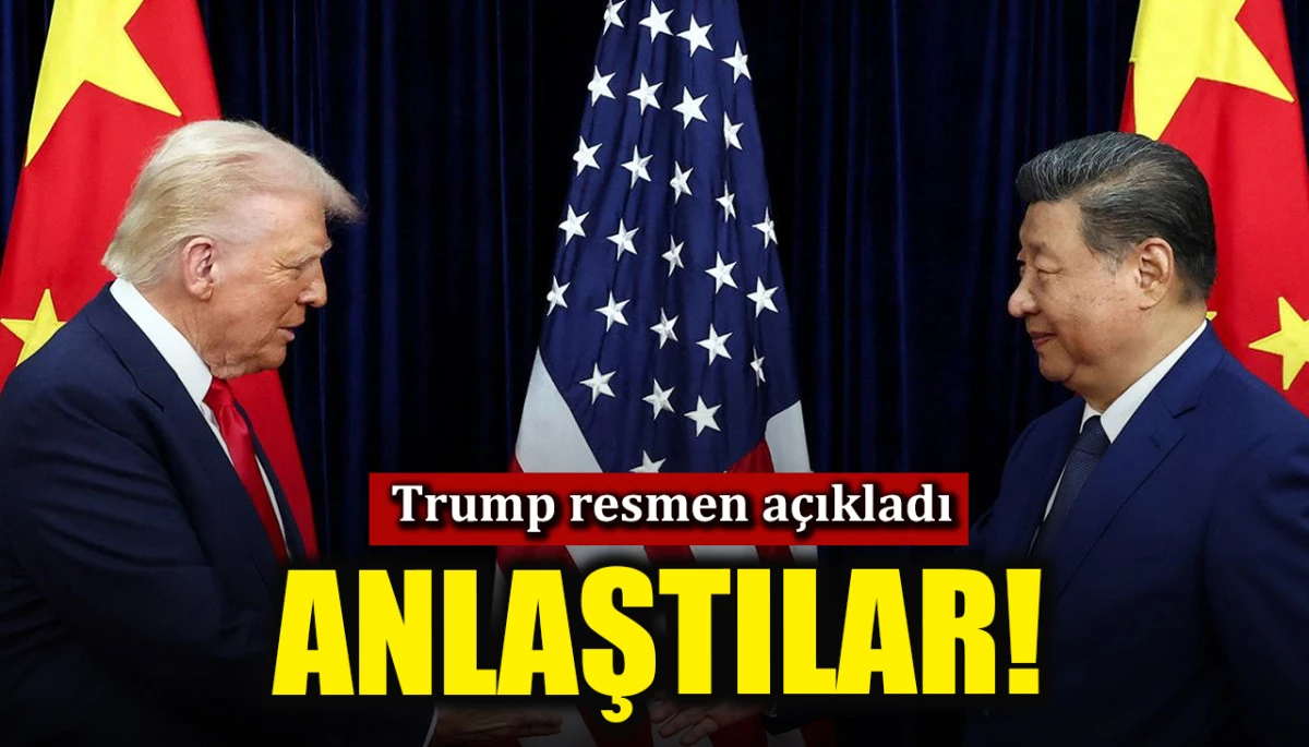 Trump resmen a&ccedil;ıkladı: ABD ile &Ccedil;in'den dev anlaşma