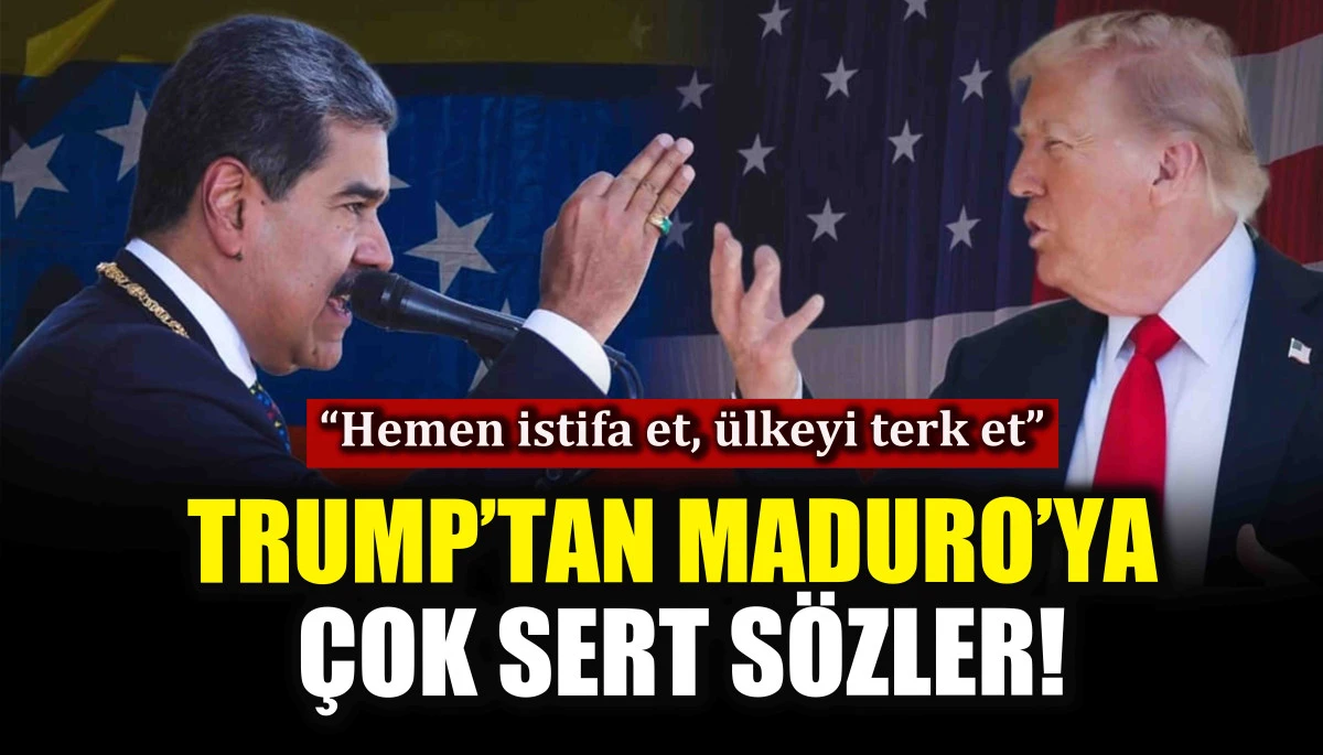 Trump’tan Maduro’ya çok sert sözler: Hemen istifa et, ülkeyi terk et