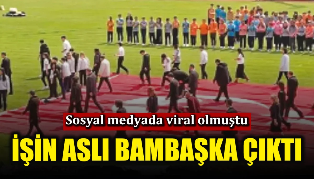 T&uuml;rk Bayrağına saygısızlık yapıldığı iddia edilmişti! İşin aslı bambaşka &ccedil;ıktı