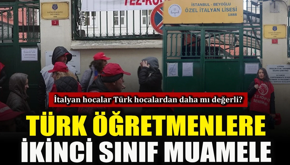 T&uuml;rk &ouml;ğretmenlere ikinci sınıf muamele
