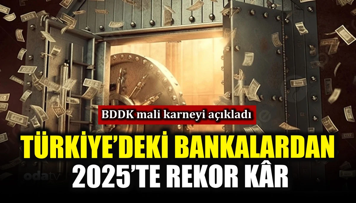T&uuml;rkiye&rsquo;deki bankalardan 2025'te rekor k&acirc;r
