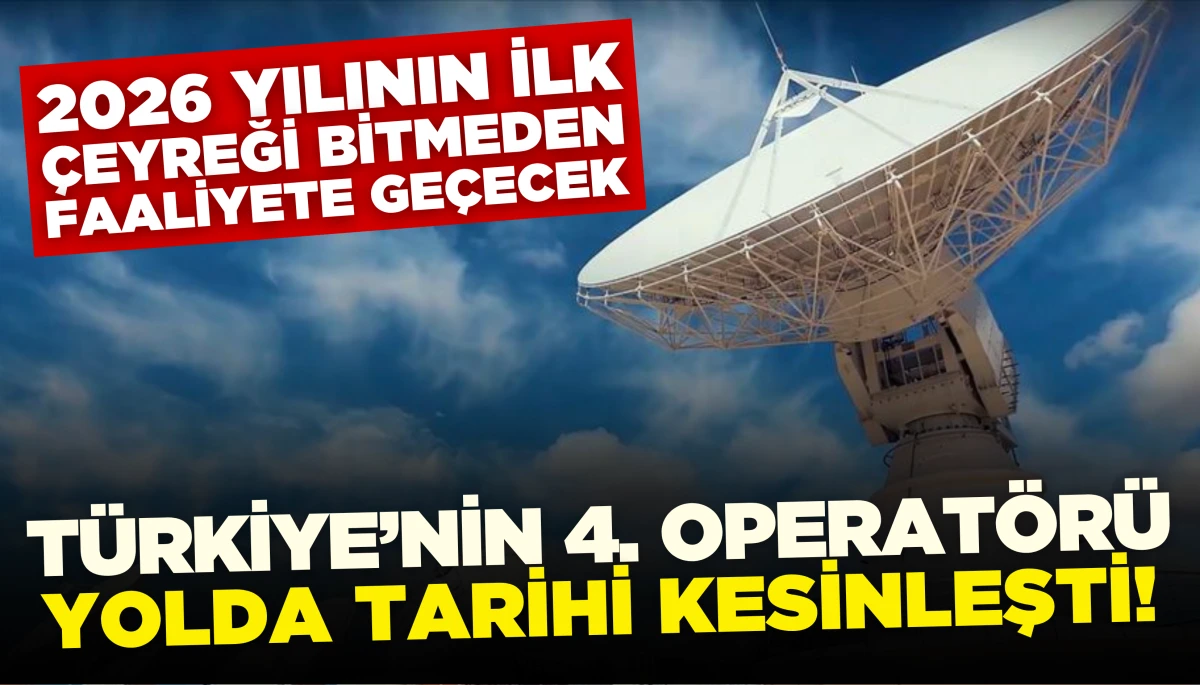 TÜRKSAT Türkiye'nin Dördüncü Mobil Operatörü Olacak!
