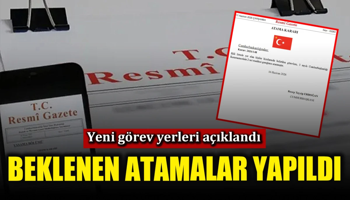 Vali Yardımcıları ve Kaymakamlar Kararnamesi Resmi Gazete'de yayımlandı