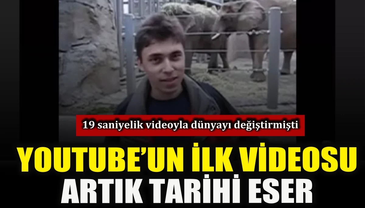 YouTube'un ilk videosu artık tarihi eser