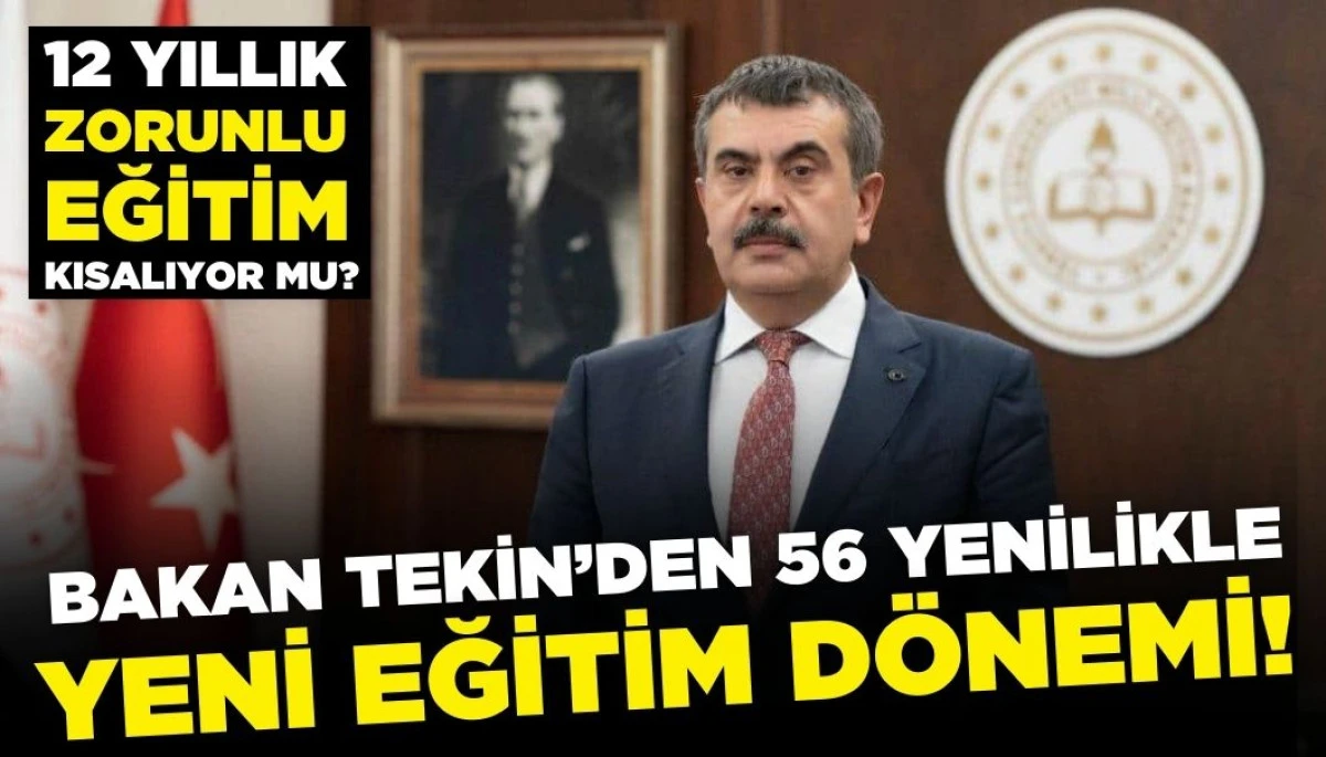 Bakan Tekin'den Kritik Açıklama: Zorunlu Eğitimde Yeni Dönem Mi Başlıyor?